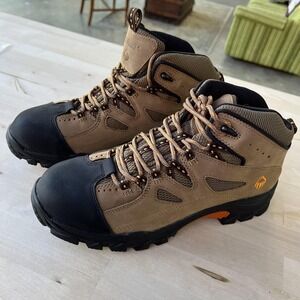 Wolverine Combat Boots Mens Size 10EW Brown Leather Work Lace Up W06654